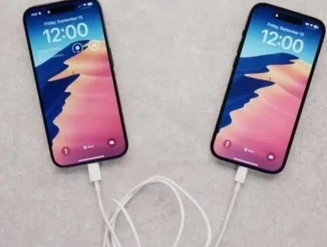 三都镇苹果15维修店分享iPhone15可以给安卓充电吗 